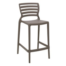 Banqueta Sofia Alta Camurça em Polipropileno e Fibra de Vidro Tramontina 92127210 - 2