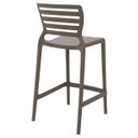 Ver imagem 6 de Banqueta Sofia Alta Camurça em Polipropileno e Fibra de Vidro Tramontina 92127210