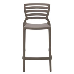 Banqueta Sofia Alta Camurça em Polipropileno e Fibra de Vidro Tramontina 92127210 - 3