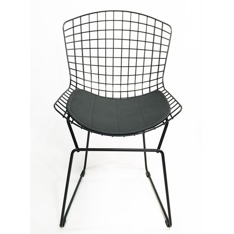 Cadeira para cozinha BERTOIA preta - Direto de Fábrica