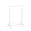 Ver imagem 3 de Arara Desfile Comac Modelo Quadrada Simples com Rodízio em Silicone Branco