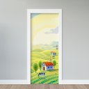 Ver imagem 1 de Adesivo de Porta - Paisagem Infantil 3