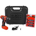 Ver imagem 2 de Parafusadeira / Furadeira 8v com 31 Acessórios Ld008k31 Black+decker