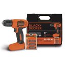 Ver imagem 1 de Parafusadeira / Furadeira 8v com 31 Acessórios Ld008k31 Black+decker