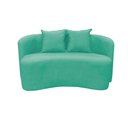 Ver imagem 3 de Sofá Decorativo Montreal 180cm Orgânico Veludo Acqua