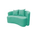 Ver imagem 4 de Sofá Decorativo Montreal 180cm Orgânico Veludo Acqua