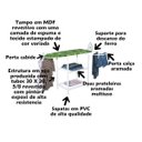 Ver imagem 5 de Tabua de Passar Roupa Grande Armario Prateleira Industrial