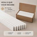 Ver imagem 5 de Kit 2 Rodapé Poliestireno 10cm x 2m Acabamento Moderno