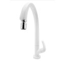 Ver imagem 3 de Torneira Cozinha Mesa em ABS Bica Móvel e Arejador Articulado Blanc Viqua