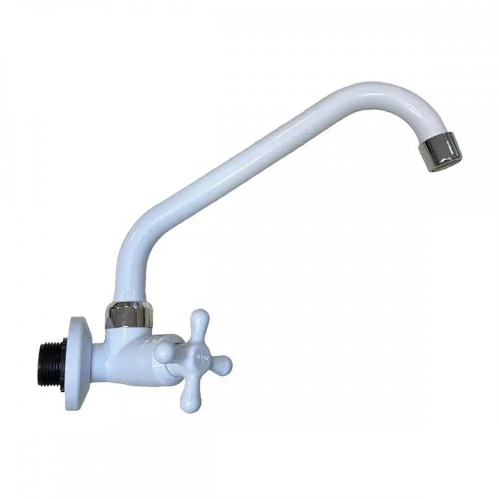 Torneira Bica Móvel para Parede Longa Pvc Viqua Marujá - Kit C/12un - 3