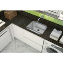 Ver imagem 2 de Tanque monobloco 55L aço INOX 304 Acetinado 60X50X27CM   Ref:10.04.20435 