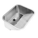 Ver imagem 1 de Tanque monobloco 55L aço INOX 304 Acetinado 60X50X27CM   Ref:10.04.20435 