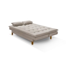 Sofá Cama Bangkok Reclinável em Madeira Resistente Veludo - 2