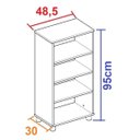 Ver imagem 3 de Caixa Organizador Estante Prateleiras Brinquedos Pietra