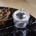 Ver imagem 7 de Acucareiro de Cristal com Colher Coracao 210ml
