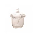 Ver imagem 1 de Acucareiro de Cristal com Colher Coracao 210ml
