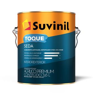 Suvinil Tinta Acrílica Premium Toque Seda Acetinado 3,6l Branco