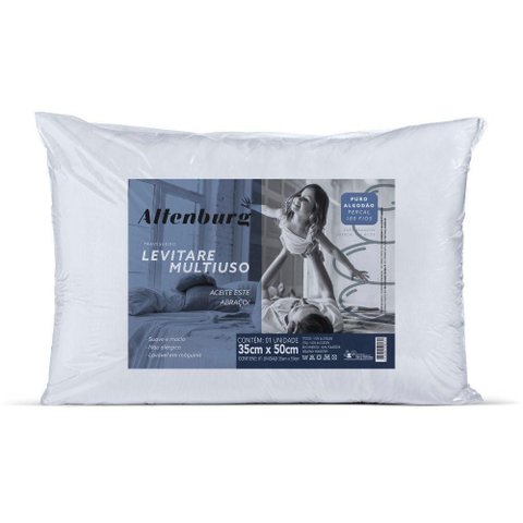 Travesseiro Pequeno Altenburg Levitare Branco - 35cm X 50cm