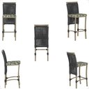 Ver imagem 5 de Mesa Bistrô e 2 Banquetas Roma Fendi Corda Náutica Estofado 5 Trama Original