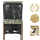 Ver imagem 3 de Mesa Bistrô e 2 Banquetas Roma Fendi Corda Náutica Estofado 5 Trama Original
