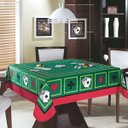 Ver imagem 2 de Toalha de Mesa Cassino Cartas Quadrada - Aveludada Teka 1,40M x 1,40M