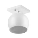 Ver imagem 1 de Lustre Plafon Bola 15 cm Quadrada Branco