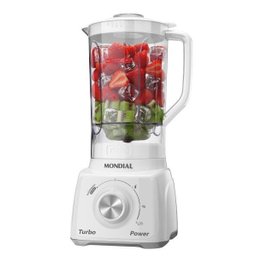 Liquidificador Mondial Turbo Power L-99 Wg 2,2 Litros com Filtro e 3 Velocidades 500 W - Branco - 1 Liquidificador Mondial Turbo Power L-99 Wg 2,2 Litros com Filtro e 3 Velocidades 500 W - Branco - 1