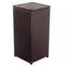 Cesto De Roupa Fibra SINTÉTICA Vertical 30x30x60 Marrom Argila - 2