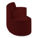 Ver imagem 3 de Sofá 3 Lugares para Sala de Estar Living 180cm Koane D06 Veludo Bordô - Mpozenato