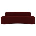 Ver imagem 7 de Sofá 3 Lugares para Sala de Estar Living 180cm Koane D06 Veludo Bordô - Mpozenato