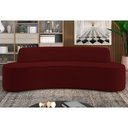 Ver imagem 5 de Sofá 3 Lugares para Sala de Estar Living 180cm Koane D06 Veludo Bordô - Mpozenato