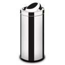 Ver imagem 1 de Lixeira Inox 16 Litros Com Tampa Basculante Home Martinazzo