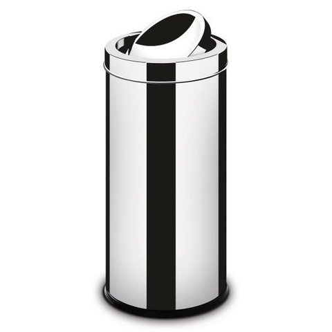 Lixeira Inox 16 Litros Com Tampa Basculante Home Martinazzo