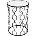 Ver imagem 2 de Jogo 2 Mesas Decorativa Canto Sala Lateral Home&co Metal Preto