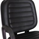 Ver imagem 4 de Cadeira Escritório Plus Size Giratória Costura Preto