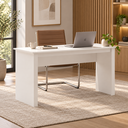 Ver imagem 3 de Escrivaninha Office Badesh 160cm Branco - Fellicci Móveis