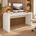 Ver imagem 1 de Escrivaninha Office Badesh 160cm Branco - Fellicci Móveis
