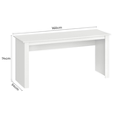 Ver imagem 4 de Escrivaninha Office Badesh 160cm Branco - Fellicci Móveis