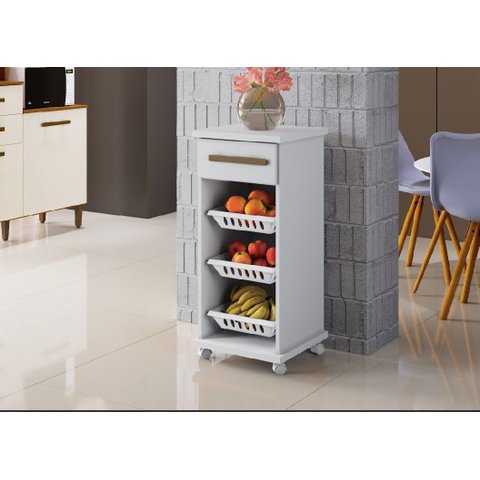 Armario Cozinha Decorativo Fruteira com Suporte Galão Água