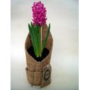 Ver imagem 1 de Vaso Orgân. de Fibra de Coco com Suporte em Ferro para Orquídea