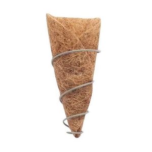 Vaso de Parede Fibra de Coco com Suporte de Ferro para Orquídea