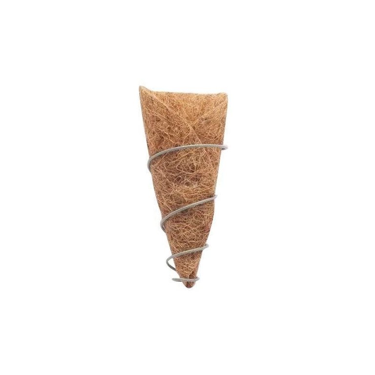 Vaso de Parede Fibra de Coco com Suporte de Ferro para Orquídea
