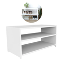 Ver imagem 2 de Sapateira Banco Basic Branca para Quarto Sala Hall