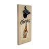 Abridor Garrafas Parede Drink Cheers Mdf Com Imã 25x13 Cm - 2