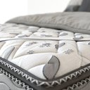 Ver imagem 2 de Cama Box Baú Solteiro King Branco + Colchão Ouro - 96cm