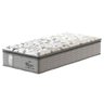 Cama Box Baú Solteiro King Branco + Colchão Ouro - 96cm - 6