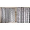 Cortina Jacquard Blackout Corta Luz 300 cm x 250 cm Prata - Prateado - 2