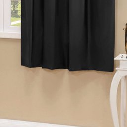 Cortina Blackout PVC Corta 100% A Luz 2,80x1,80M - Preta - 5