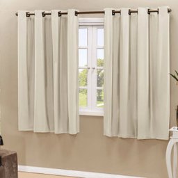 Cortina Blackout PVC Corta 100% A Luz 2,20x1,30M - Bege - 1