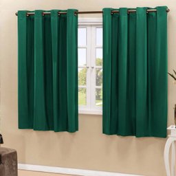 Cortina Blackout PVC Corta 100% A Luz 2,20x1,30M - Verde - 1